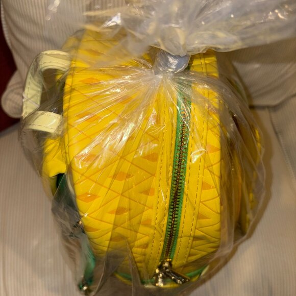 Disney Eats Pineapple Dole Whip Swirl Loungefly Mini Backpack Collection NWT - Picture 5 of 8